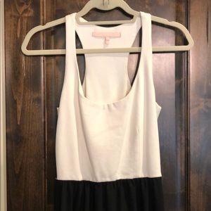 Hutch color block high low dress